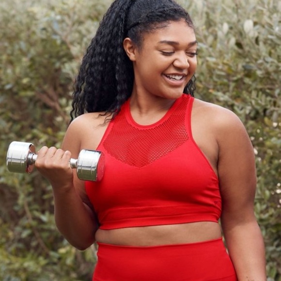 Fabletics Other - Fabletics maran seamless sports bra color red
